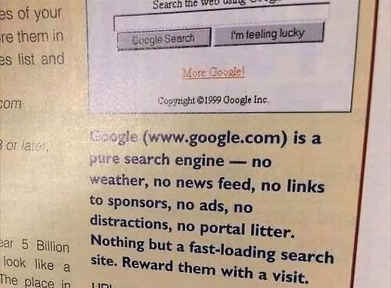 google 1999